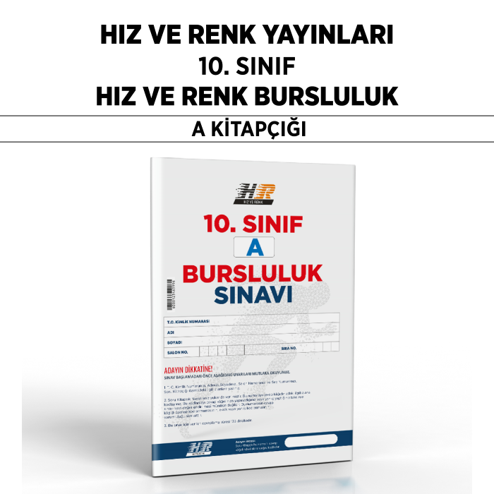 HIZ RENK 10.SINIF DENEME KLB.BURSLULUK 1-A - 25-26